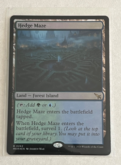 MTG Hedge Maze - Foil - Murders at Karlov Manor - #262 - Image 1