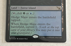 MTG Hedge Maze - Foil - Murders at Karlov Manor - #262 - Image 3