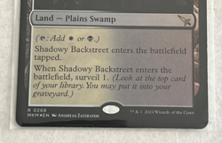 MTG Shadowy Backstreet - Foil - Murders at Karlov Manor - #268 - Image 3