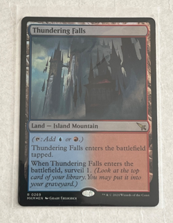 MTG Thundering Falls - Foil - Murders at Karlov Manor - #269 - Image 1