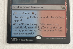 MTG Thundering Falls - Foil - Murders at Karlov Manor - #269 - Image 3