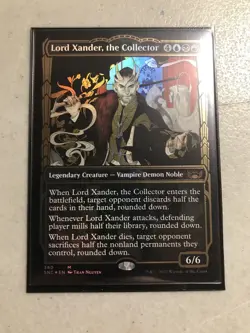 Lord Xander, the Collector (Showcase) Streets of New Capenna Gilded Foil NM - Image 1