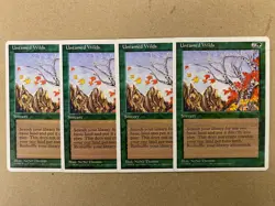 MTG 4x Untamed Wilds Core Set 4th Edition OLD SCHOOL Magic the Gathering x4 LP - Image 1