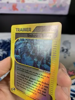 Pokemon Card Aquapolis 138/147 Undersea Ruins Reverse Holo LP - Image 3