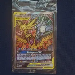 Pokemon TCG Hidden Fates Moltres & Zapdos & Articuno GX SM210 Sealed Promo - Image 1