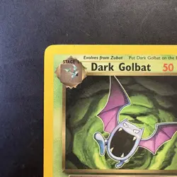 Vintage Pokemon Team Rocket Dark Golbat 24/82 Non-holo Rare WotC 2000 - Image 2