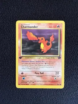 Pokemon Card - Charmander Team Rocket 50/82 Common 1st Edition - Image 1