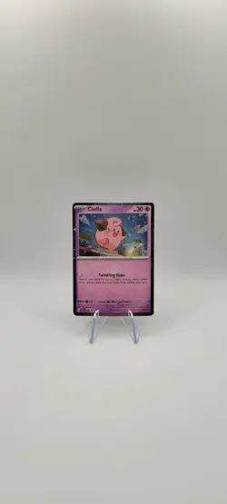 Pokemon TCG: Cleffa SVP 095 Cosmos Holo Black Star Promo Card NM - Image 2