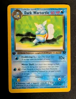 TCG Pokemon TCG - Dark Wartortle 1st Edition 46/82 - Team Rocket - Image 1