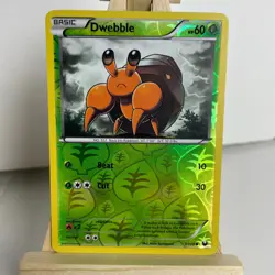Dwebble 7/108 Dark Explorers Reverse Holo Common Pokemon Light Play+ - Image 1