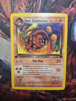 Dark Charmeleon 32/82 1st Edition Team Rocket Non-Holo Pokemon Card LP/MP - Image 1