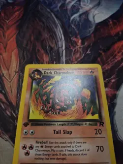 Dark Charmeleon 32/82 1st Edition Team Rocket Non-Holo Pokemon Card LP/MP - Image 2