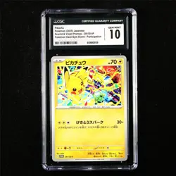 CGC 10 GEM MINT 2025 Pokemon JPN Pikachu 291/SV-P PROMO - Image 1