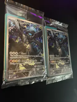 Pokemon Ascended Heroes 2x N's Zekrom 031 Promo Pokemon Center Stamped Sealed - Image 3