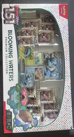 POKEMON Scarlet & Violet 151 Blooming Waters 151 Premium Collection, Worn Box - Image 1