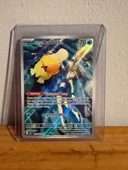 Pokemon Misty's Psyduck Destined Rivals Full Art Illustration Rare Holo 193/182 - Image 1