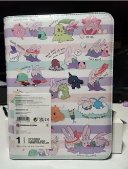 We’re Goomy Zip Binder Sealed Pokemon Center Exclusive: 9 Pockets 20 Pages - Image 1