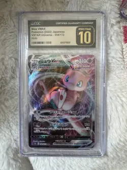 Pokemon TCG Mew VMAX 054/172 S12a VSTAR Universe Japanese Edition holo cgc10 - Image 1