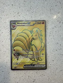 Pokemon TCG Ninetales EX 186/165 Full Art Ultra Rare Scarlet & Violet 151 A - Image 1