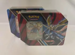 Pokemon TCG Sealed Tin Box Set Zacian V Zamazenta V Legends of Galar Tin (2020) - Image 2