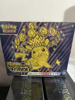 Pokemon TCG Scarlet & Violet - Surging Sparks Sealed Elite Trainer Box - Image 1