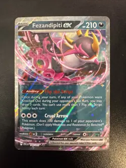 Fezandipiti ex 142/217 (Double Rare) Ascended Heroes Near Mint Pokemon TCG - Image 1