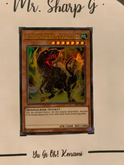 SCHWARZER TYRANNO - IOC-DE075 DEUTSCH Yu-Gi-Oh! CARD ULTRA RARE HOLO KONAMI TCG - Image 3