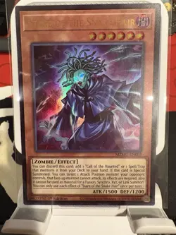 Yugioh! 1x Stare of the Snake Hair MZMU-EN003 Ultra Rare 1st Ed NM - Image 1