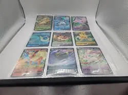 Eevee Evolutions V Promo Complete SWSH Promo 9 Card Set Eeveelutions Pokemon - Image 1