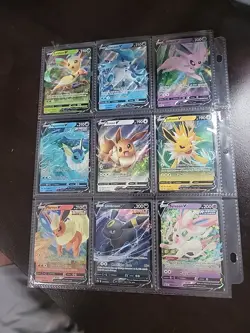 Eevee Evolutions V Promo Complete SWSH Promo 9 Card Set Eeveelutions Pokemon - Image 3