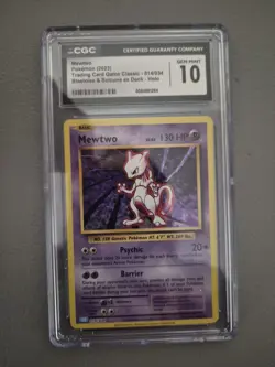 Mewtwo Pokemon (2023) Trading Card Game Classic - 014/034 Holo CGC GEM MINT 10 - Image 2
