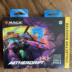 Magic The Gathering Aetherdrift Collector Booster 1 Booster 15 Cards Rates Foils - Image 3