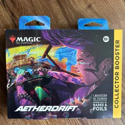 Magic The Gathering Aetherdrift Collector Booster 1 Booster 15 Cards Rates Foils - Image 4