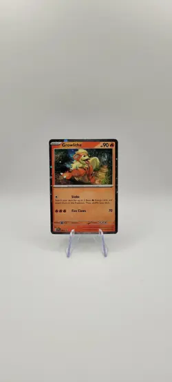 Pokemon TCG: Growlithe 024 Scarlet & Violet Black Star Promo Card Holo NM - Image 2