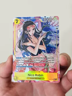 Nico Robin EB03-055 SR Parallel Alt Art One Piece Card Game - Image 1