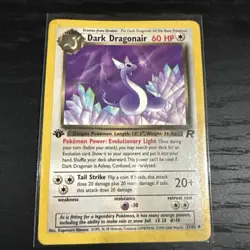 Dark Dragonair 1st Edition 33/82 Team Rocket WOTC 2000 NM Pokemon Card - Image 1