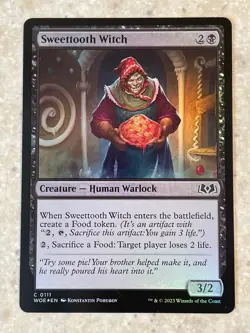 MTG NM Sweettooth Witch Foil [Wilds of Eldraine] - Image 1