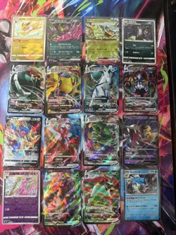 Pokemon 16 Card Lot nm V Max Mega Amazing Ex HOLO Rare Hits Only F87 - Image 1