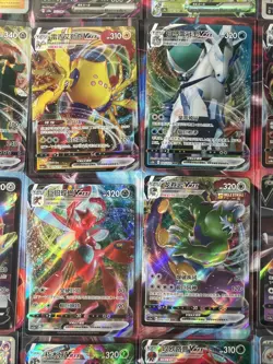 Pokemon 16 Card Lot nm V Max Mega Amazing Ex HOLO Rare Hits Only F87 - Image 2