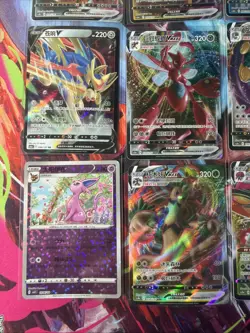Pokemon 16 Card Lot nm V Max Mega Amazing Ex HOLO Rare Hits Only F87 - Image 3