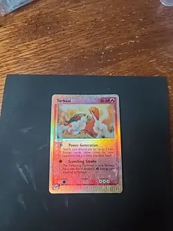 Torkoal 12/97 Reverse Holo Rare Pokemon Card E-Series 2003 EX Dragon Nintendo - Image 1