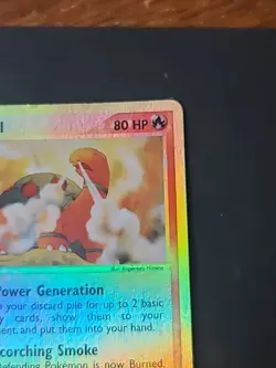 Torkoal 12/97 Reverse Holo Rare Pokemon Card E-Series 2003 EX Dragon Nintendo - Image 4