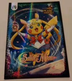 Pikachu Cosplay! SAILOR MOON #184 Pokemon Holo - Image 2