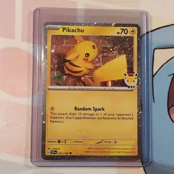 2026 30th anniversary Promo Pikachu TCG pokemon card 051/162 - Image 1