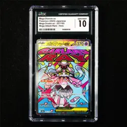 CGC 10 GEM MINT 2025 Pokemon JPN Mega Diancie ex 227/193 MA - Image 1