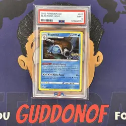 PSA 9 MINT 2022 Pokemon Go BLASTOISE #017 Holo Rare - Image 1
