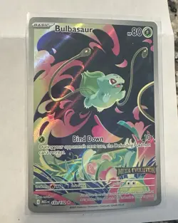 Bulbasaur 133/132 Illustration Rare Holo Mega Evolution Pokemon TCG 2025 - Image 1