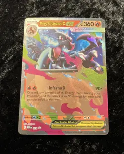 Pokemon Mega Charizard X EX 029 Mega Evolution Promo NM+ - Image 3