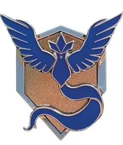 Pokemon Articuno Pin Badge | Metal Pin Team Mystic Pokemon GO Pin Collection - Image 1