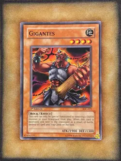 Yugioh Gigantes IOC-021 Common 1st Ed NM - Image 1